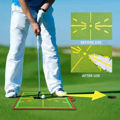 Precision Golf Swing Trainer Mat