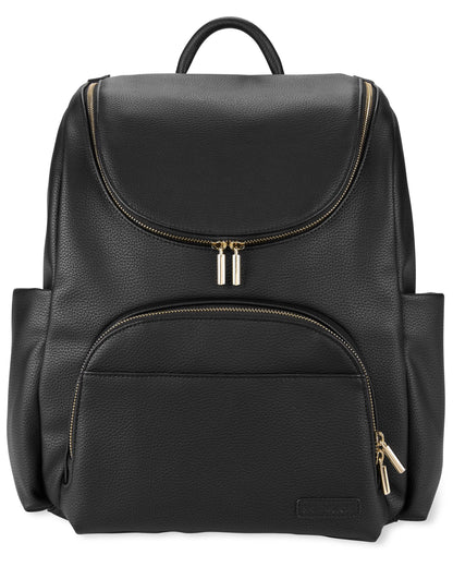 Skip Hop Diaper Bag Backpack: Evermore Multi-Function Baby Travel Bag 6 in 1 Black