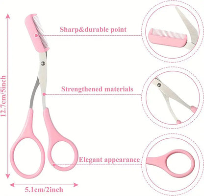 Eyebrow Scissors & Comb Set
